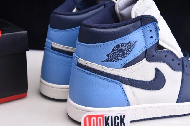 HYPE Air 1 555088-140 OG Retro Obsidian Jordan High 0703